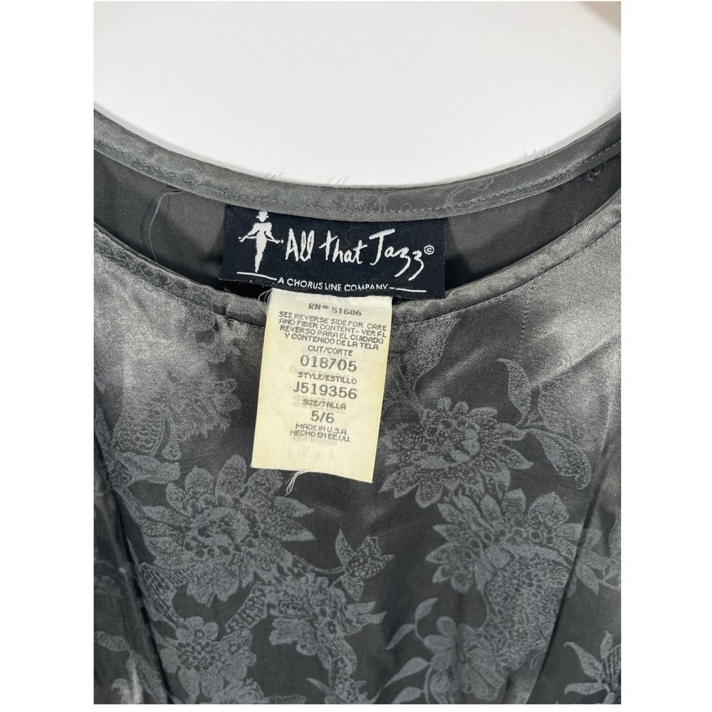 Vintage Babydoll Womens Maxi Dress 6 Grey Floral Wedding Guest Event Formal - Picture 3 of 10